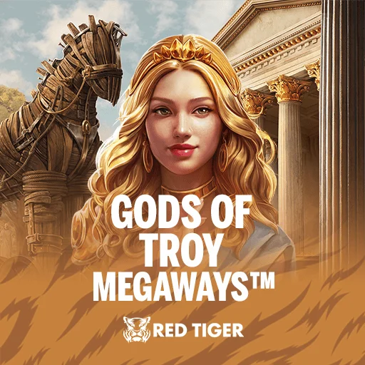 Gods of Troy Megaways Slot Gameplay - Trojan Warriors and Megaways Reels in Action